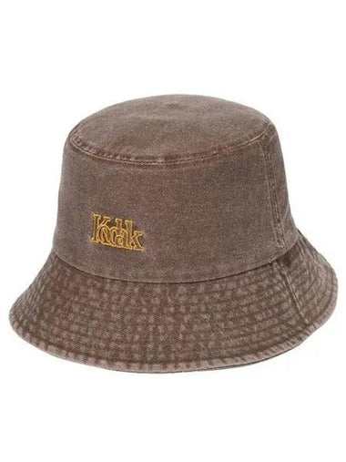 KODAK Color Plus Embroidered Logo Bucket Hat BROWN - KODO - BALAAN 1