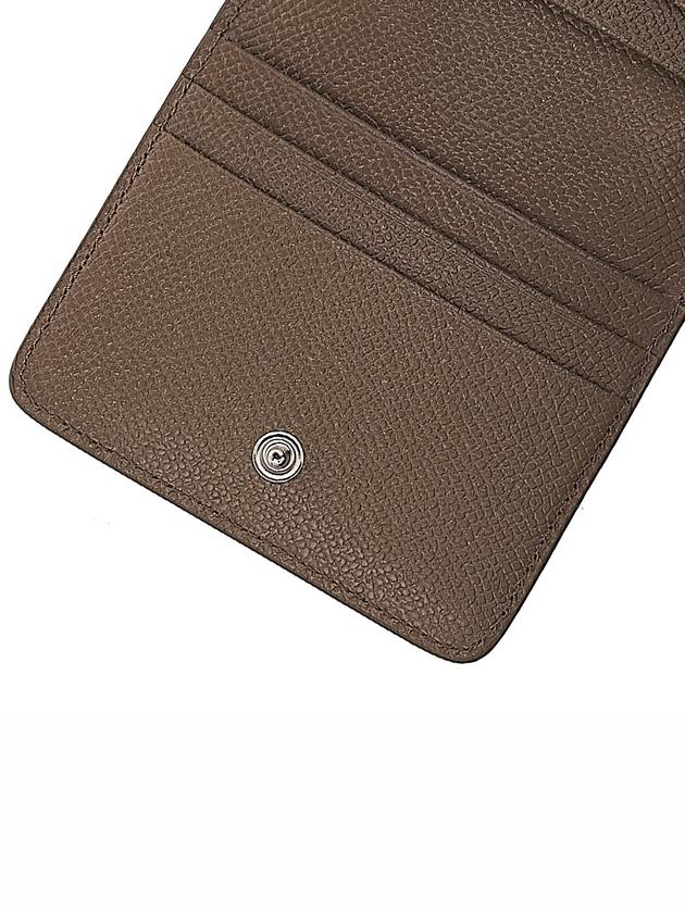 Heart Logo Strap Card Wallet Brown - AMI - BALAAN 9