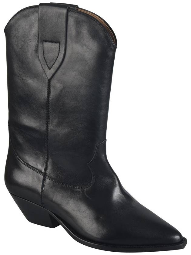 Duerto Ankle Middle Boots Black - ISABEL MARANT - BALAAN 4