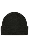 Black Logo Waffle Beanie DK0A4XFD BLK - DICKIES - BALAAN 2