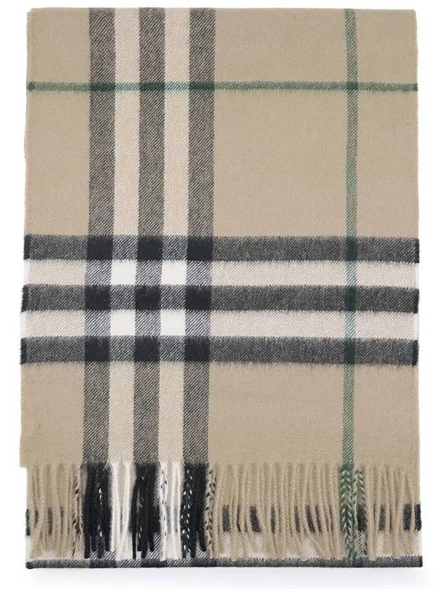 Check Cashmere Scarf Beige - BURBERRY - BALAAN 2