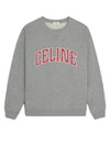 Logo Print Sweatshirt Grey - CELINE - BALAAN 2