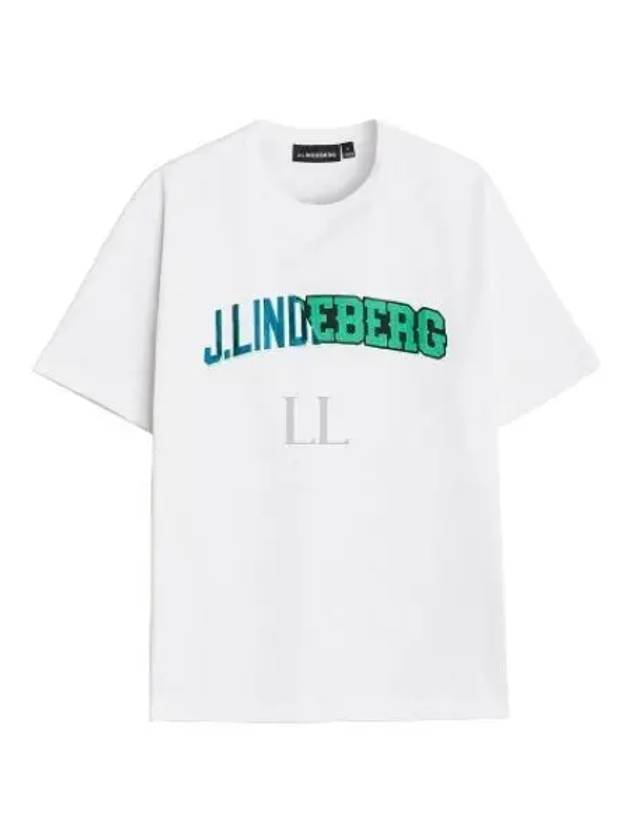 Camilo Graphic Short Sleeve T-Shirt White - J.LINDEBERG - BALAAN 2