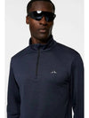 Men s Destry Zip up Golf Midlayer Navy Melange GMJS10975 6881 - J.LINDEBERG - BALAAN 3