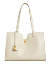 Cabas 16 Smooth Calfskin Tote Bag Limestone - CELINE - BALAAN 1