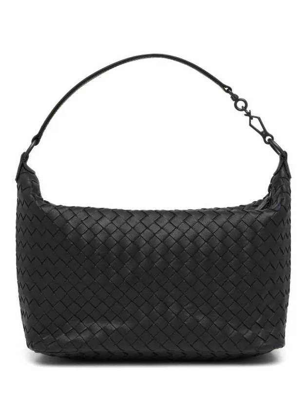 Women's Intrecciato Shoulder Bag Black - BOTTEGA VENETA - BALAAN 3