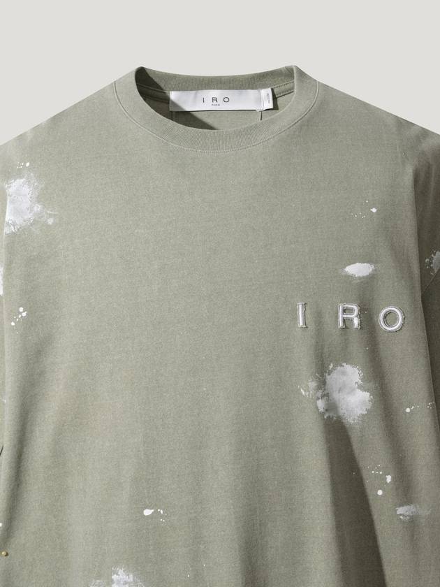 Paint printed logo short sleeve t shirt - IRO - BALAAN 20