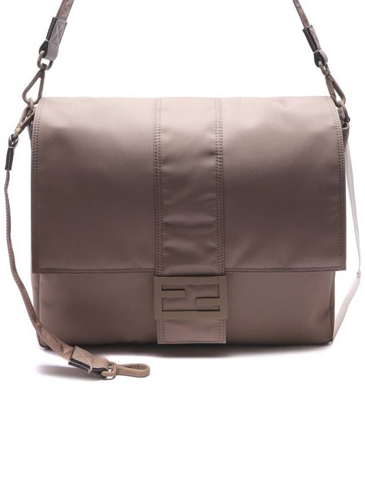 Baguette Large Messenger Bag Beige - FENDI - BALAAN 2