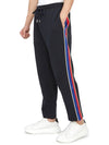 Logo Patch Track Pants Blue - MONCLER - BALAAN 7