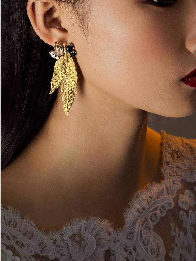 Casted Lace Earrings Long drop - ELYONA - BALAAN 3