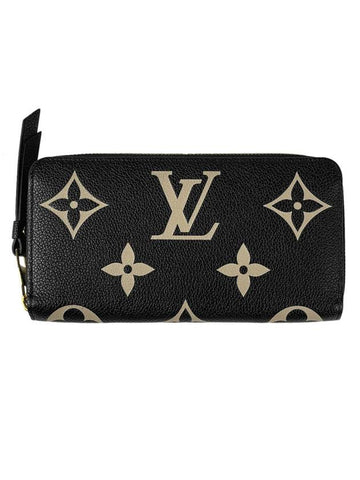 Women's Clemence Monogram Long Wallet Black - LOUIS VUITTON - BALAAN 1