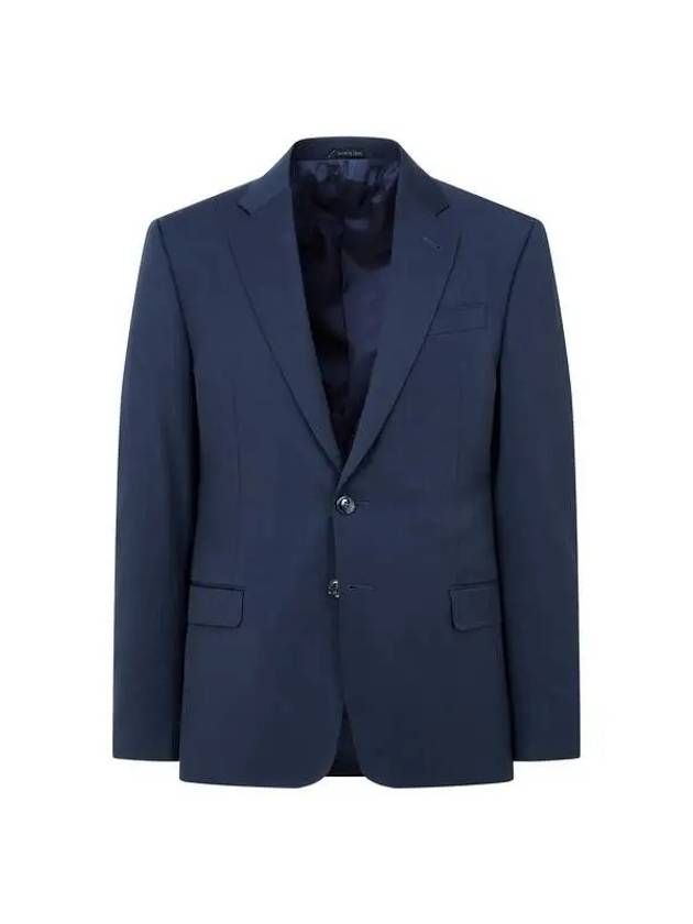 Men s wool no cheat single jacket navy - GIORGIO ARMANI - BALAAN 1