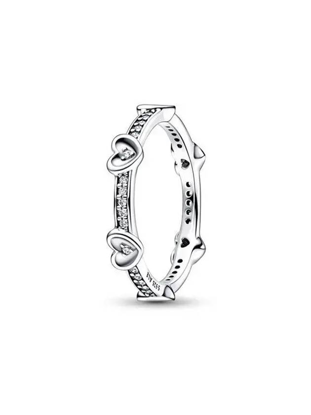 Radiant Sparkling Heart Ring Silver - PANDORA - BALAAN 1