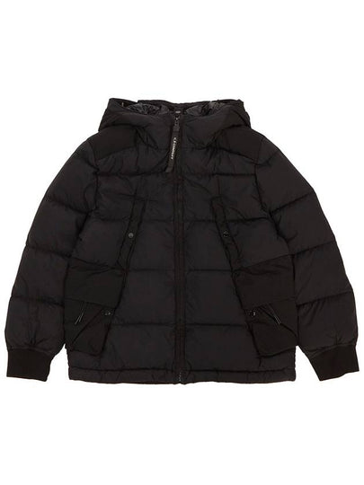 Kids Jacket 15CKOW008B005783M 999 BLACK - CP COMPANY - BALAAN 2