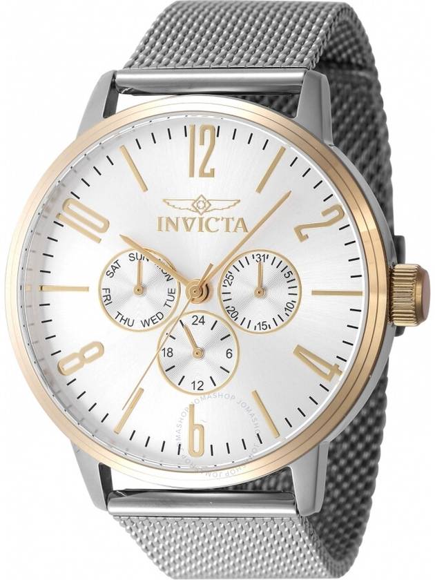 Invicta Specialty Quartz Silver Dial Men's Watch 47595 - INVICTA - BALAAN 1