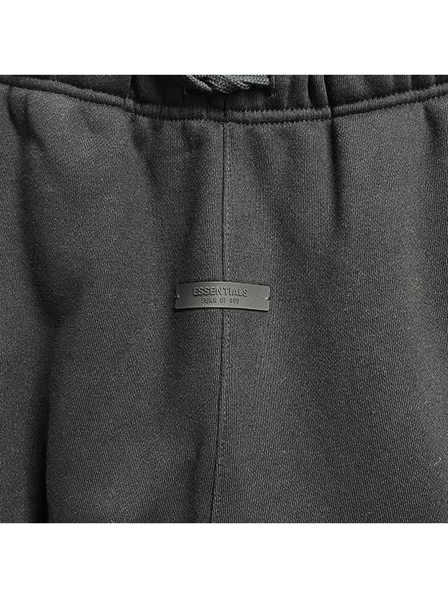 Logo Fleece Relaxed Track Pants Black 130BT244320F - FEAR OF GOD ESSENTIALS - BALAAN 5