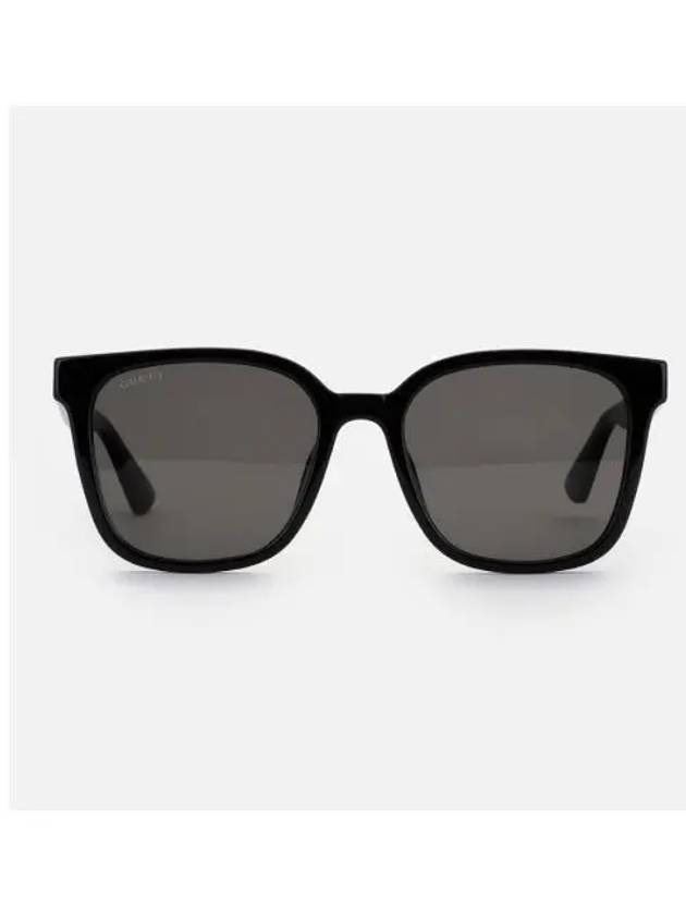 Eyewear Square Oversized Horn-Rimmed Sunglasses Black - GUCCI - BALAAN 2