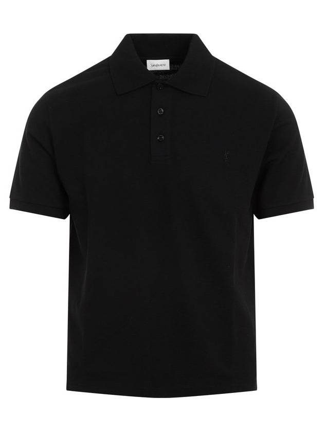 SAINT LAURENT POLO PIQUE - SAINT LAURENT - BALAAN 1