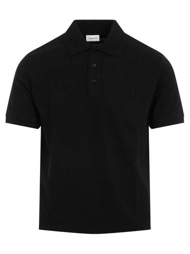 SAINT LAURENT POLO PIQUE - SAINT LAURENT - BALAAN 1