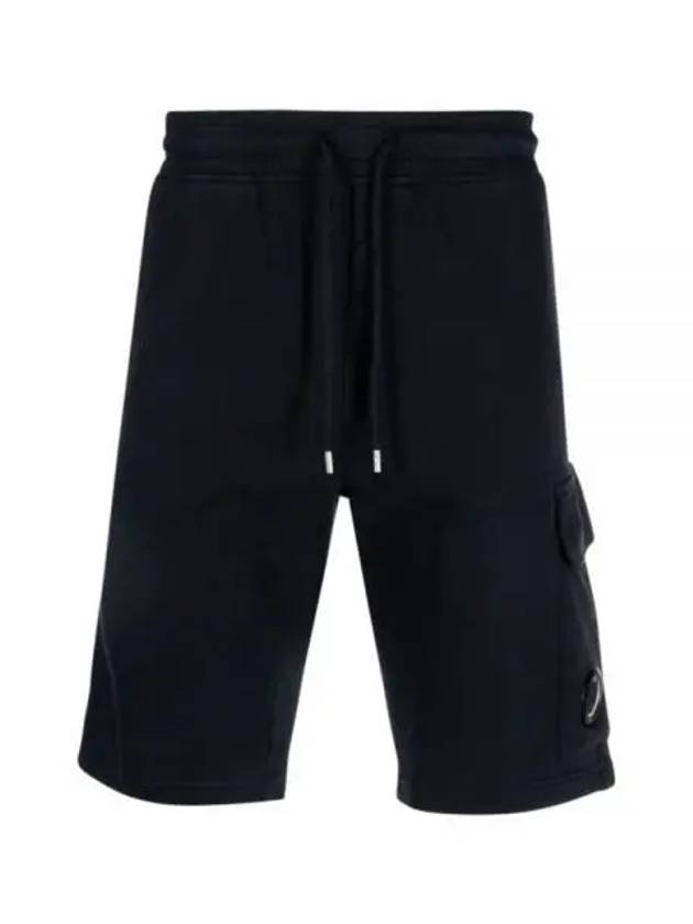 Lens Banding Cargo Shorts Navy - CP COMPANY - BALAAN.