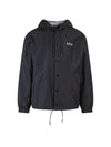 Greg Logo Print Windbreaker Navy - A.P.C. - BALAAN 1