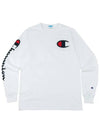 Heritage C Big Logo Graphic Men s Long Sleeve T Shirt White GT47 Y07789 WHC - CHAMPION - BALAAN 4