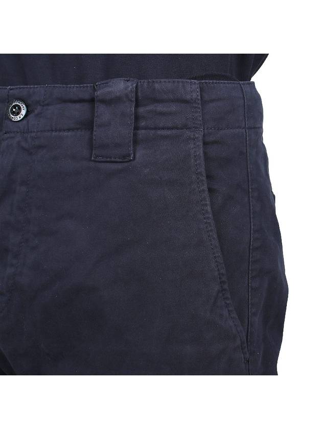 Stretch Sateen Ergonomic Lens Cargo Straight Pants Navy - CP COMPANY - BALAAN 8