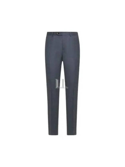 Wool Straight Pants Grey - BRUNELLO CUCINELLI - BALAAN 2