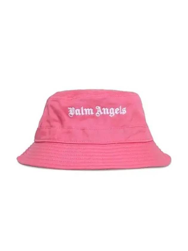 Classic Logo Bucket Hat Pink - PALM ANGELS - BALAAN 7