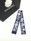 Ballerina Slim Bandeau Silk Twilly Navy - CHANEL - BALAAN 5