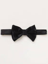 Men's Silk Bow Tie Black - EMPORIO ARMANI - BALAAN 2