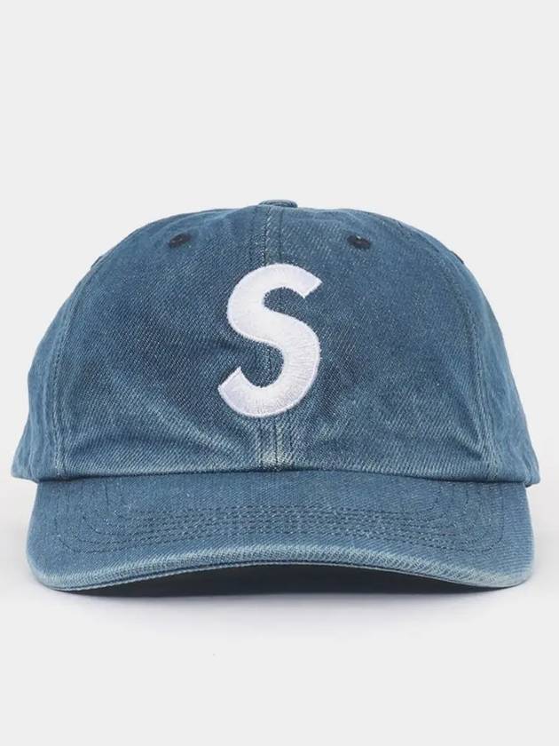 S logo pigment 6 panel men denim cap FW24H28 - SUPREME - BALAAN 2