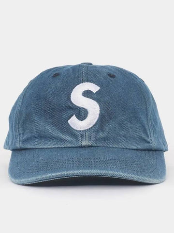 S logo pigment 6 panel denim cap FW24H28 - SUPREME - BALAAN 1