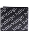 Reflected Logo Half Wallet Black - BALENCIAGA - BALAAN 5