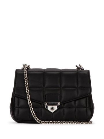 Soho Small Quilted Leather Shoulder Bag Black - MICHAEL KORS - BALAAN 1