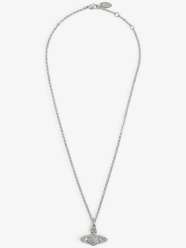 Mini Bas Relief Pendant Necklace Silver - VIVIENNE WESTWOOD - BALAAN.