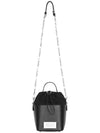 5AC Number Logo Texture Leather Bucket Bag Black - MAISON MARGIELA - BALAAN 4