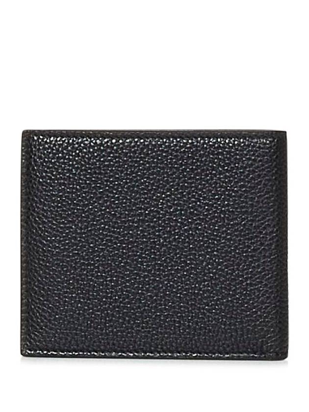 Men's T-Line Small Grain Leather Half Wallet Black - TOM FORD - BALAAN 3