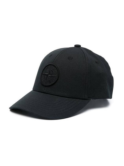 99661 Cotton Rep 6 Panel Ball Cap Black - STONE ISLAND - BALAAN 2