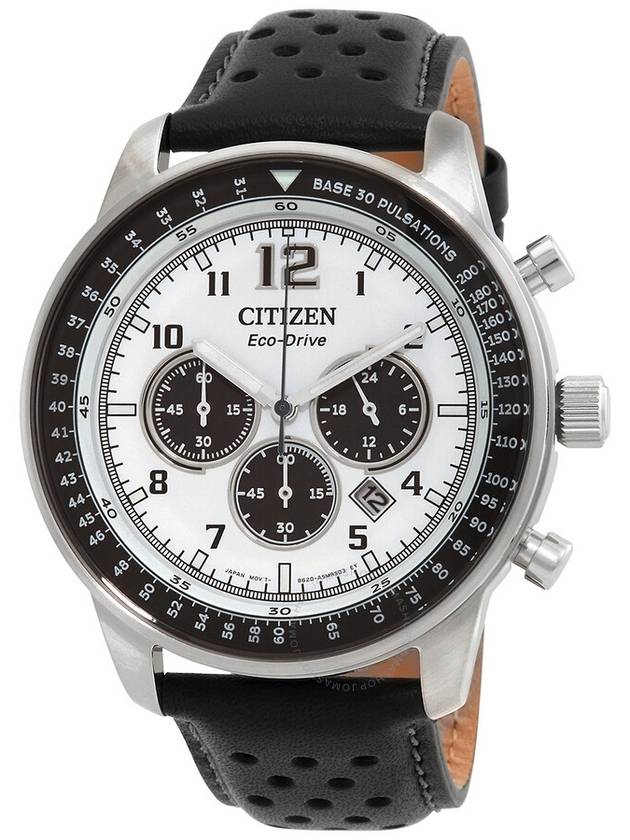 Open Box - Citizen Chronograph Eco-Drive White Dial Men's Watch CA4500-32A - CITIZEN - BALAAN 1