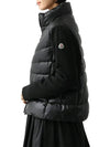 Women's Padded Wool Cardigan Black - MONCLER - BALAAN 5