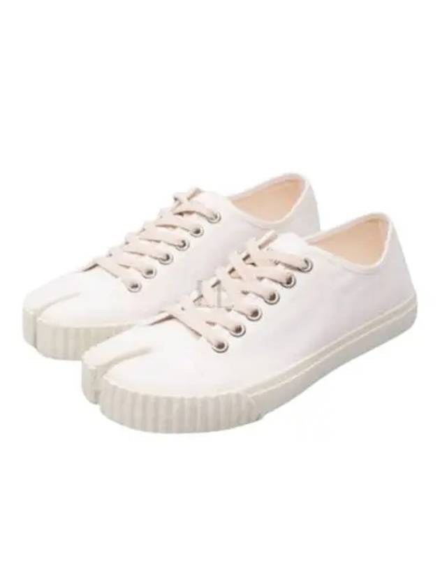 Tabi Cotton Low Top Sneakers White - MAISON MARGIELA - BALAAN 2