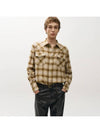 Ombre Western Check Shirt Brown - NOIRER - BALAAN 2