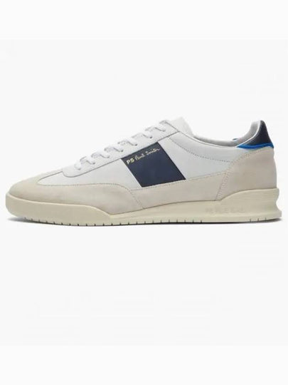 Dover Suede Leather Low Top Sneakers White - PAUL SMITH - BALAAN 2