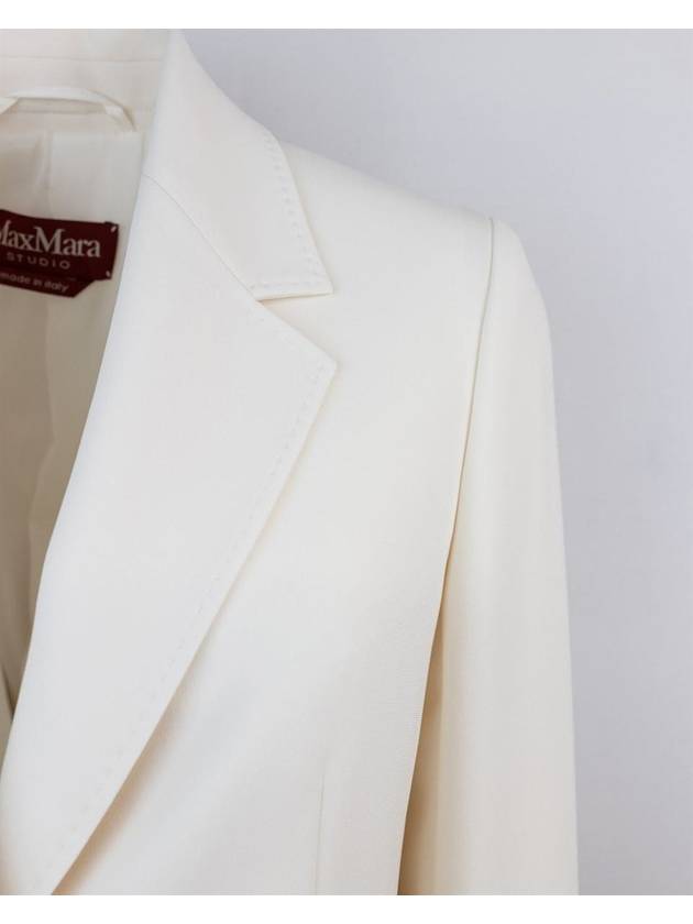 Link single breasted jacket white - MAX MARA - BALAAN 4