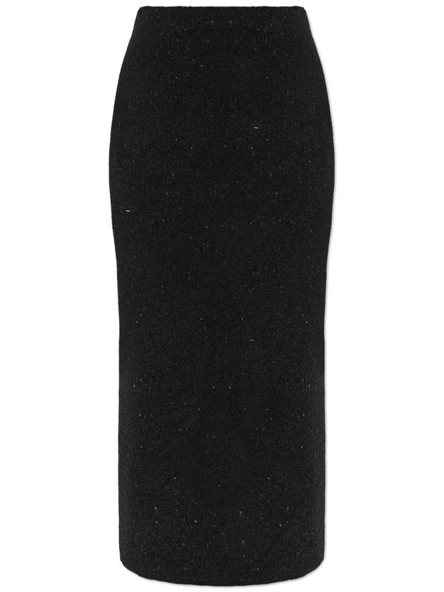 Bottega Veneta Wool Skirt, Women's, Black - BOTTEGA VENETA - BALAAN 1