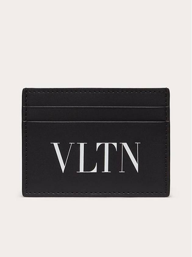 VLTN Logo Card Wallet Black - VALENTINO - BALAAN 2