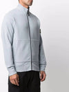 Wappen Patch Cotton Zip-up Jacket Sky Blue - STONE ISLAND - BALAAN 4