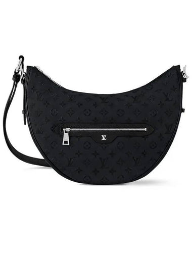 Loop Hobo Pocket Monogram Canvas Shoulder Bag Black - LOUIS VUITTON - BALAAN 1