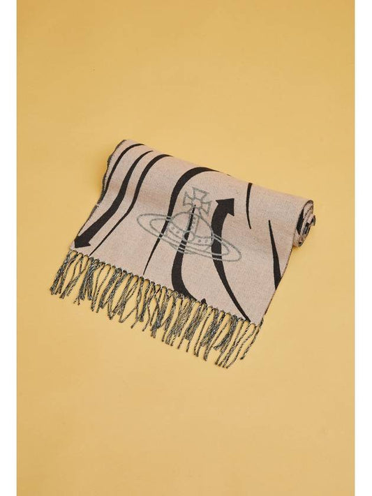 [VIVIENNE WESTWOOD] ARROW SCARF 35X195 8103013B-W00D1-FP GREY - VIVIENNE WESTWOOD - BALAAN 2